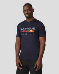Oracle Red Bull Racing Unisex Large Front Logo T-shirt - Night Sky