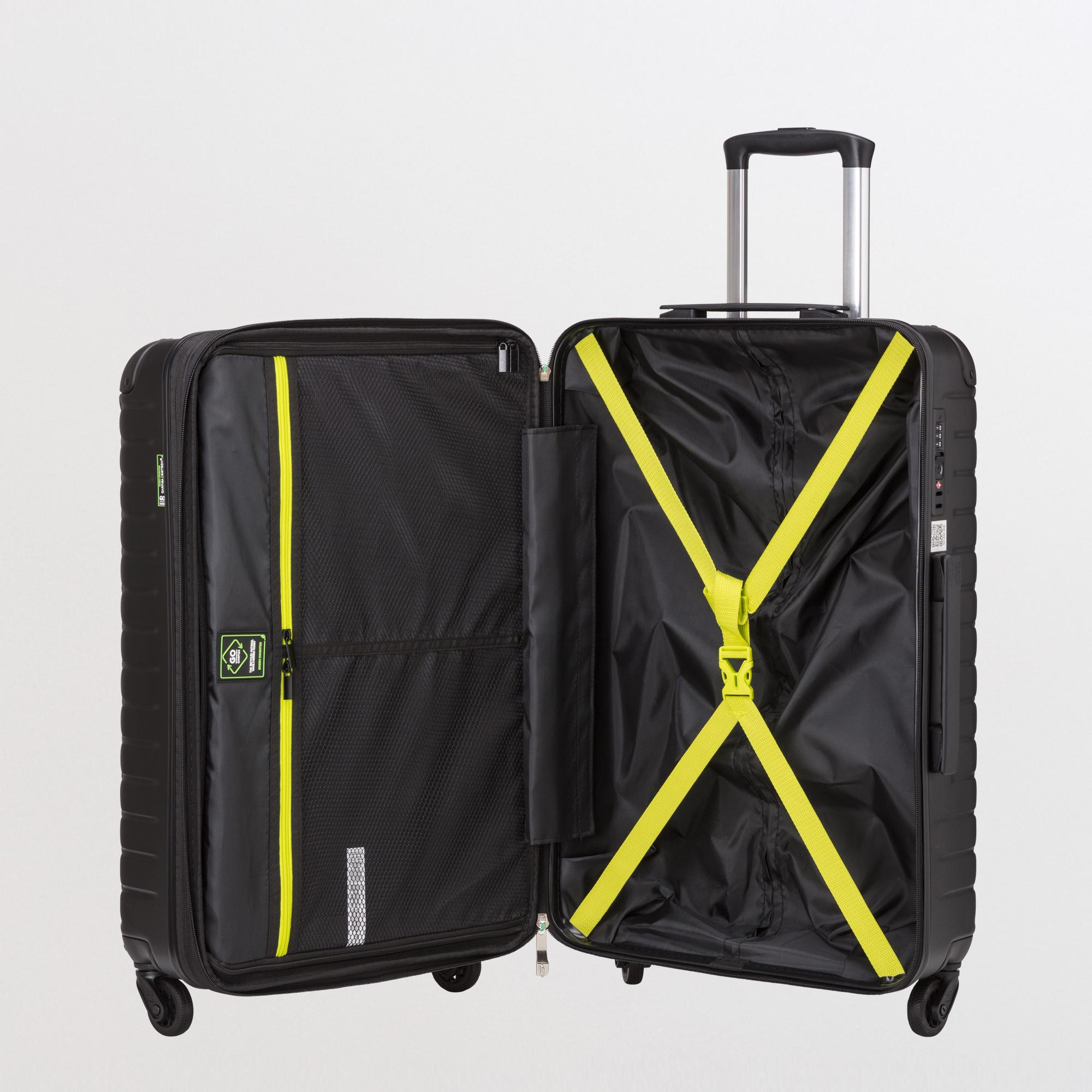 Hard Trolleys M-Gotech Green Single Size / Black