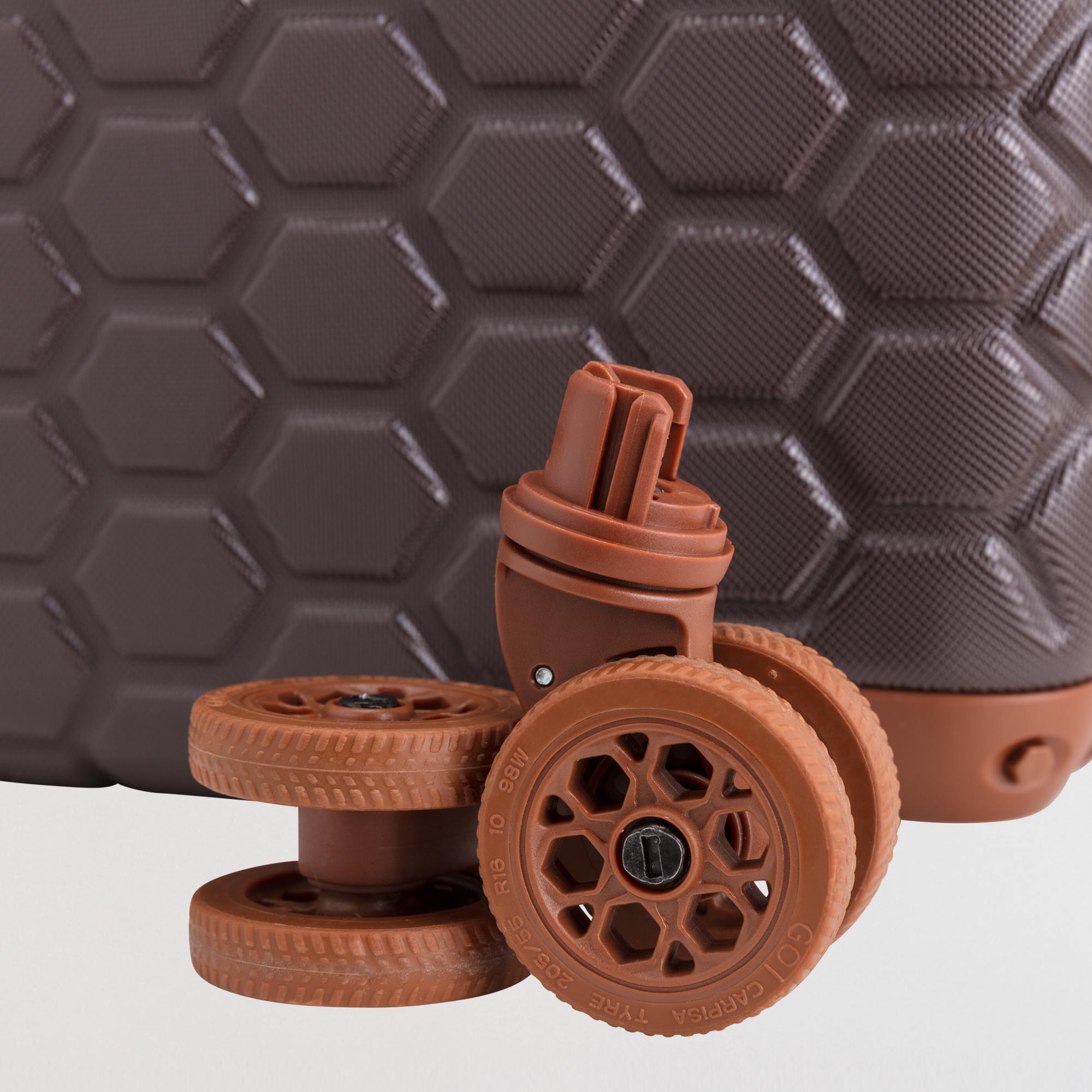 Hard Trolleys L-Gotech Premium Fw Single Size / Chocolate
