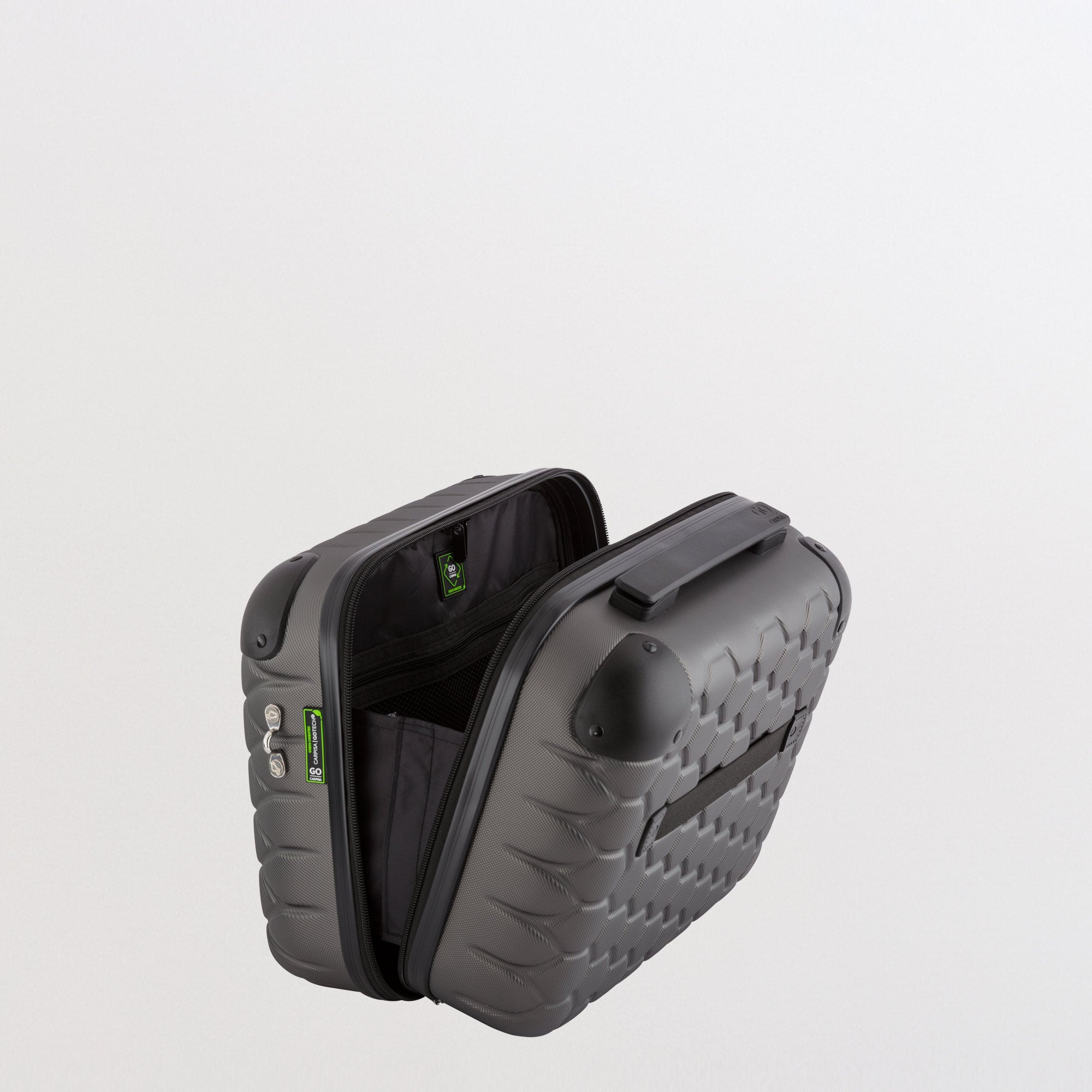 Beauty Travel Cases-Gotech Green Beauty Single Size / Gunmetal