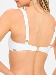 Ann Summers KBX Swim Crinkle Bikini Top White