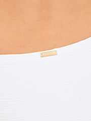 Knickerbox Knickerbox Swim Crinkle HL Bikini Bottom White