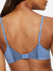 Knickerbox Charlotte Padded Plunge Light Blue