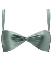 Knickerbox Knickerbox Swim Solid Collections Bikini Top Khaki