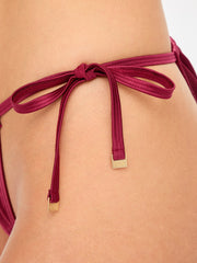 Knickerbox Knickerbox Swim Shimmer Tanga Bikini Bottom Red