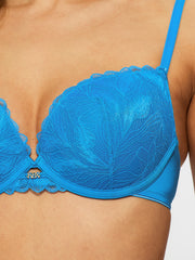 Knickerbox Harper Padded Plunge French Blue