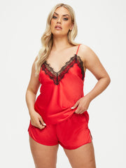 Ann Summers Cerise Cami Set