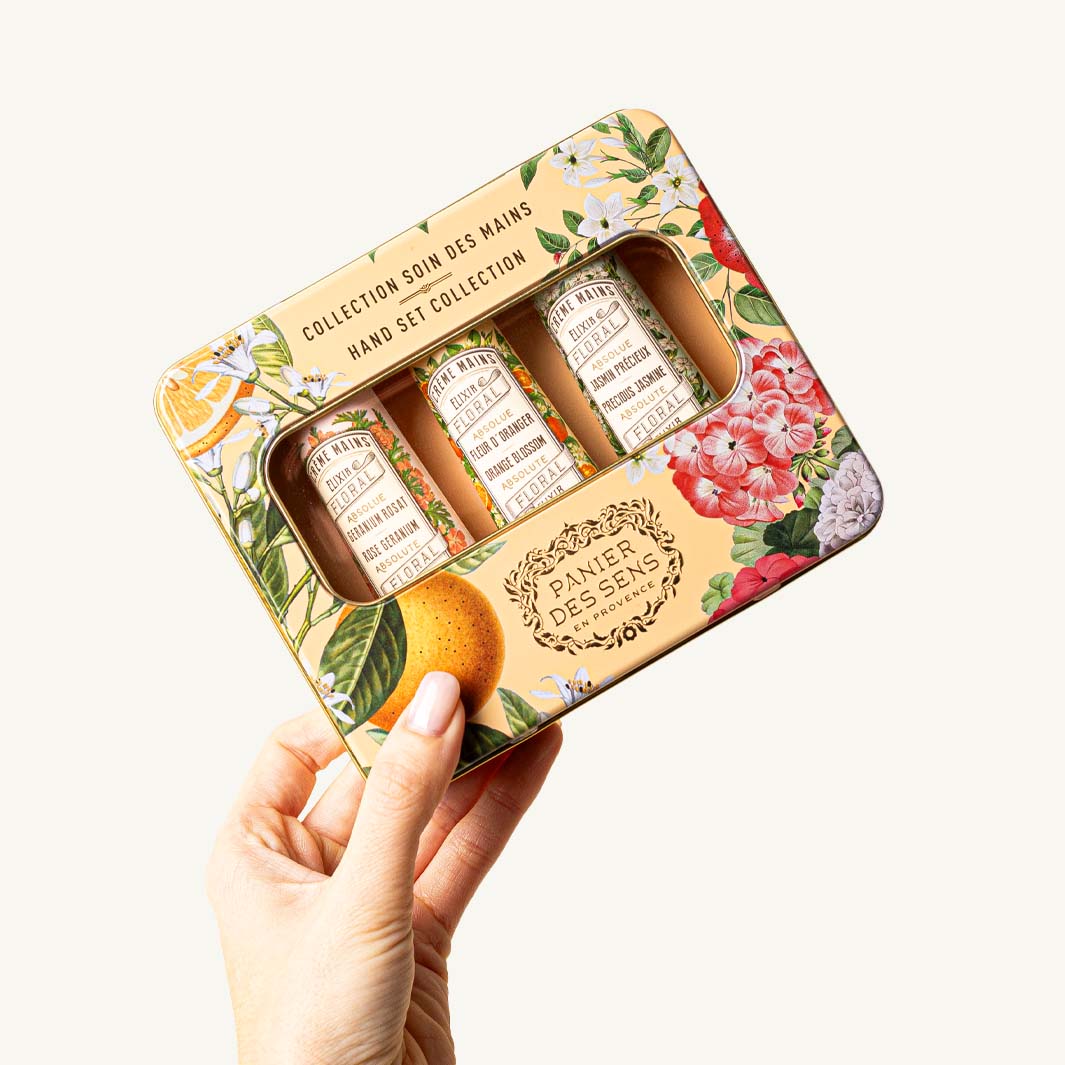 Hand Cream Set with Absolute Fragrance - Orange Blossom, Geranium and Jasmine (3X30ml)