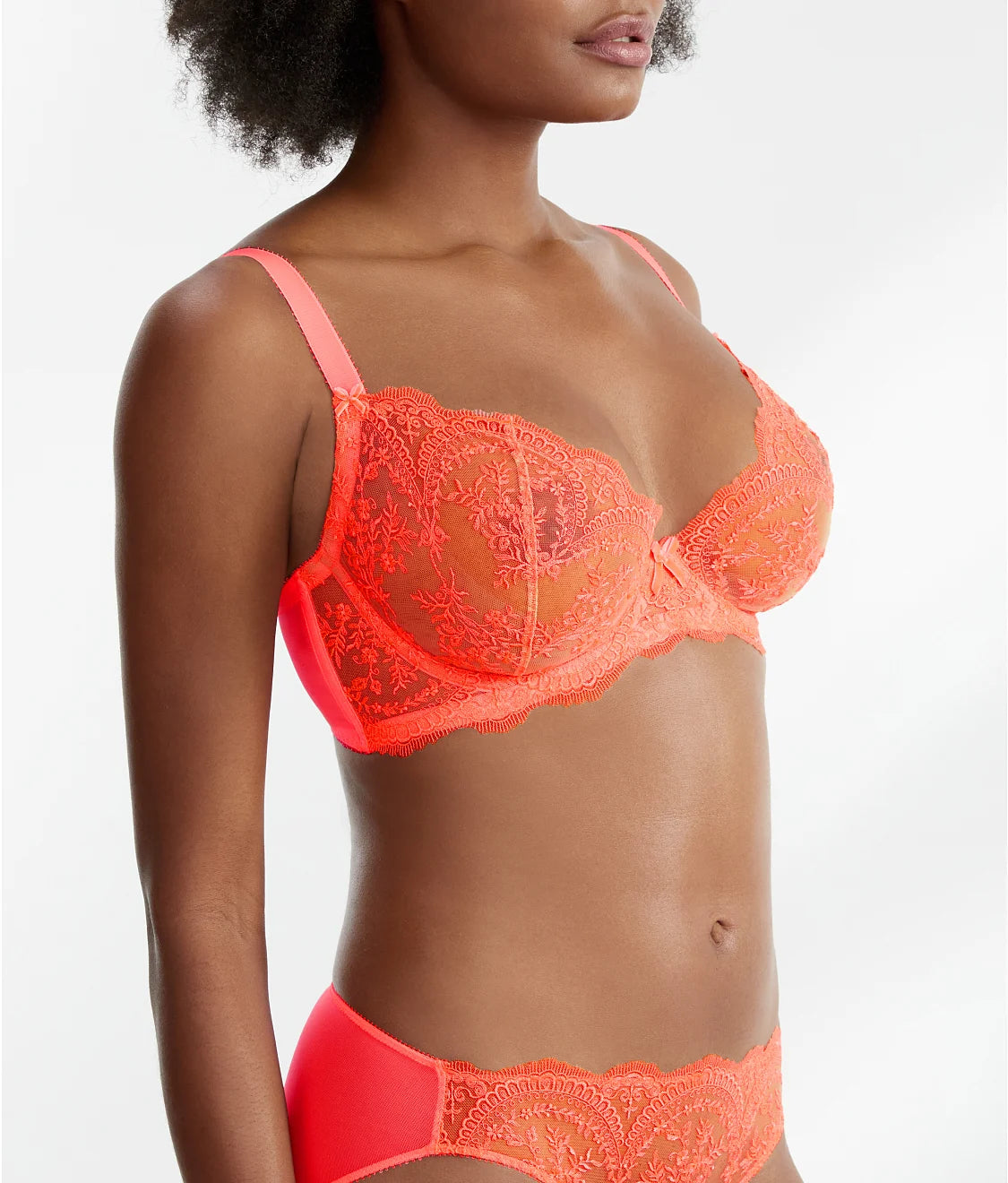 Dita Von Teese Embroidered Lace Balconette Bra Dita Von Teese Embroidered Lace Balconette Bra