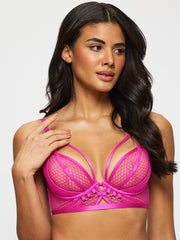 Ann Summers Evoke Satin & Mesh Pad Plunge