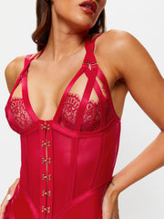 Ann Summers رداء Teddy الفاضح مفتوح المنشعب