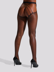 Ann Summers Fishnet Strappy Crotchless Tights