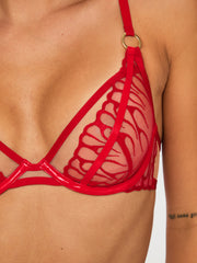 Ann Summers Flames of Passion Non-Padded Plunge Bra