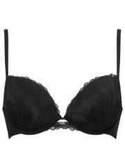 Knickerbox Harper Padded Plunge Bra Black