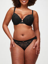 Ann Summers Harper Padded Plunge Bra Black