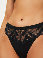 Knickerbox Harper Skirted Thong Black