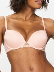Ann Summers Harper Smooth Padded Plunge Bra Light Pink