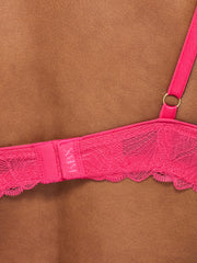 Knickerbox Harper Smooth Padded Plunge Bra Hot Pink