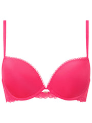 Knickerbox Harper Smooth Padded Plunge Bra Hot Pink