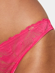 Knickerbox Harper Wrap Thong Hot Pink