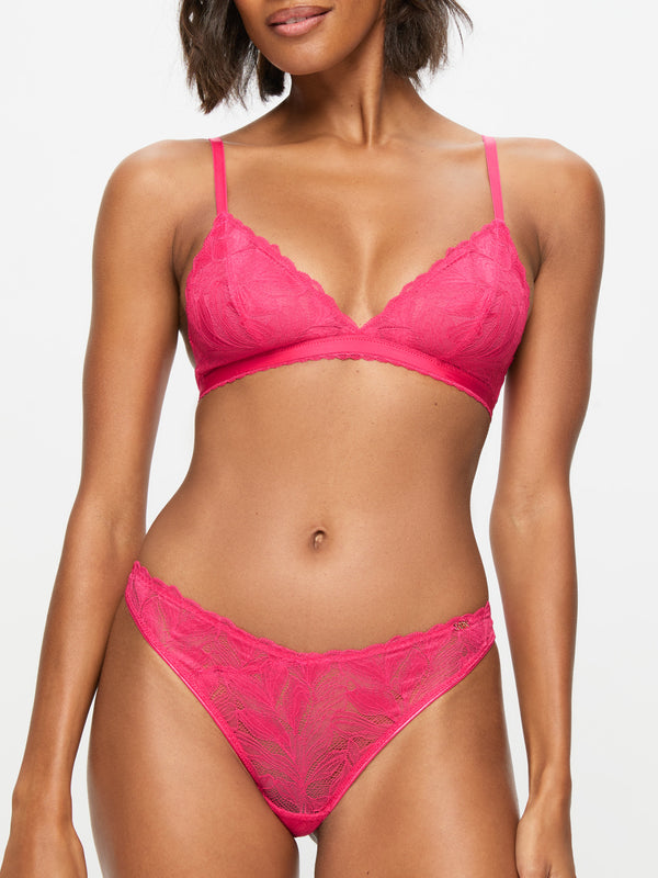 Knickerbox Harper Wrap Thong Hot Pink