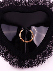 Ann Summers Heart Lace and PU Nipple Covers