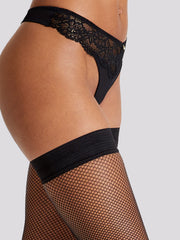 Ann Summers Micro Fishnet Seamed Hold Ups