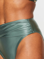 Knickerbox Knickerbox Swim Collections HW Bikini Bottom Khaki