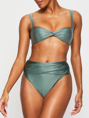 Ann Summers KBX Swim Collections HW Bikini Bottom Khaki