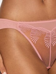 Ann Summers Lana High Leg Light Pink