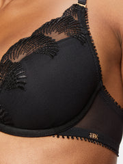 Knickerbox Lana Padded Plunge Bra Black