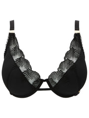 Knickerbox Lana Padded Plunge Bra Black