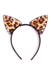 Ann Summer Leopard Print PU Cat Ears