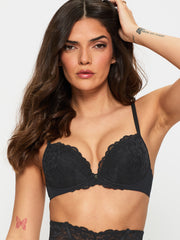 Ann Summers Sexy Lace Padded Plunge Bra