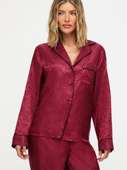 Ann Summers Signature Satin Long All Over Satin Pj Set