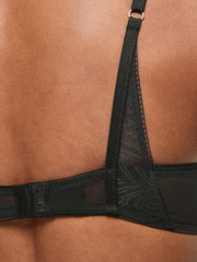 Knickerbox Tessa Padded Plunge Bra Black