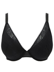 Knickerbox Tessa Padded Plunge Bra Black