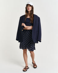 DOT PRINT FRILL SKIRT