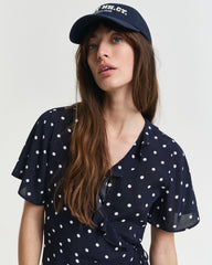 Gant Regular Dot Print Frill Dress