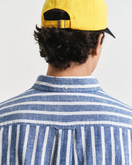 Gant Regular Fit Striped Cotton Linen Shirt