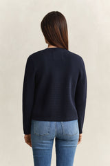 Cotton Knit Jacket