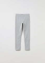 Ovs Girls Mã©Lange Leggings With Inserts On The Sides