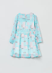 Ovs Housebrand Dress With Majolica Print