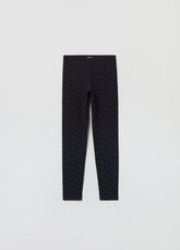 Ovs Printed Stretch Cotton Leggings