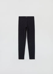 Ovs Printed Stretch Cotton Leggings