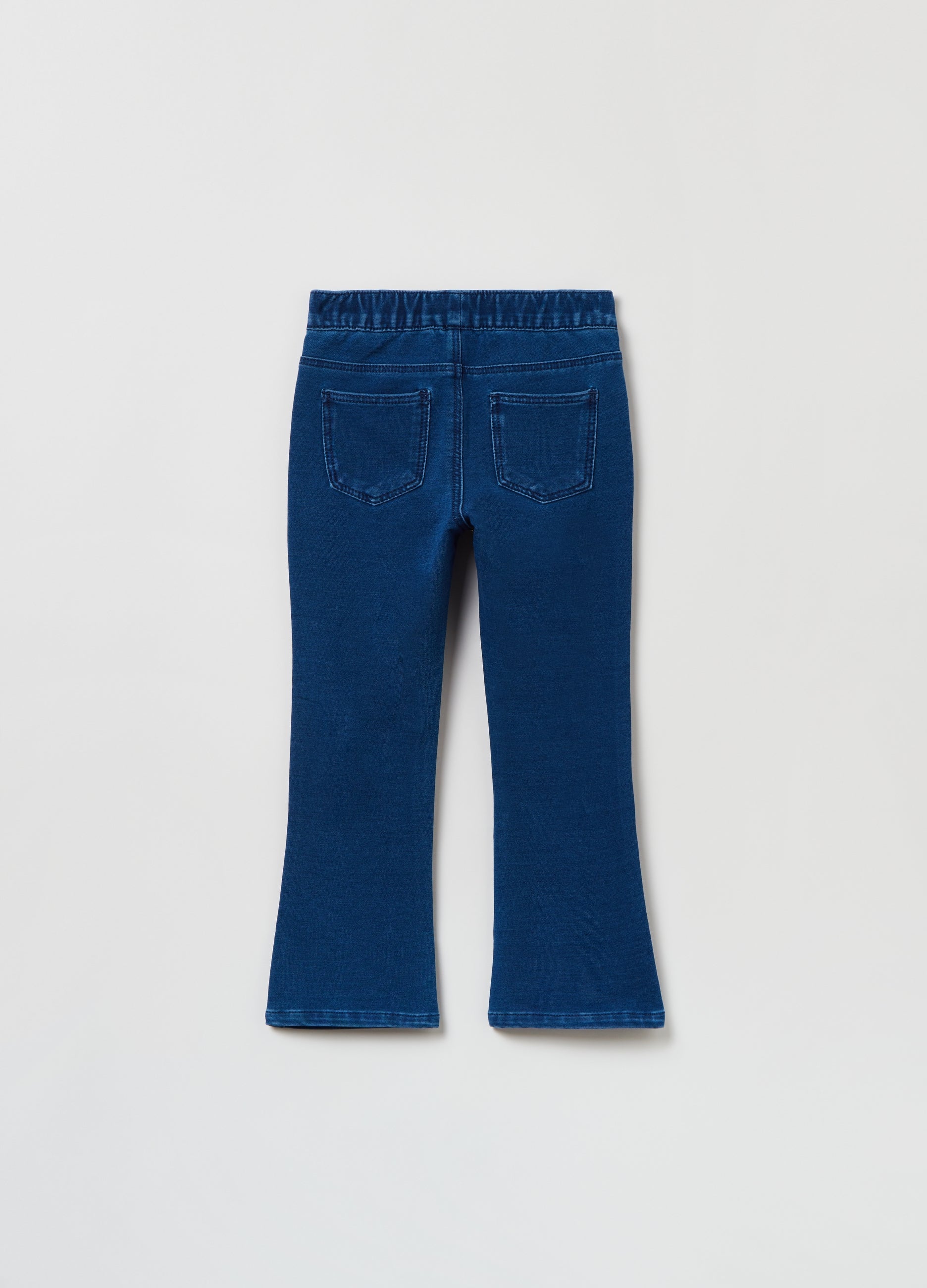 Ovs Girls Elasticated Waist Flare Leg Jegging Ovs Girls Elasticated Waist Flare Leg Jegging