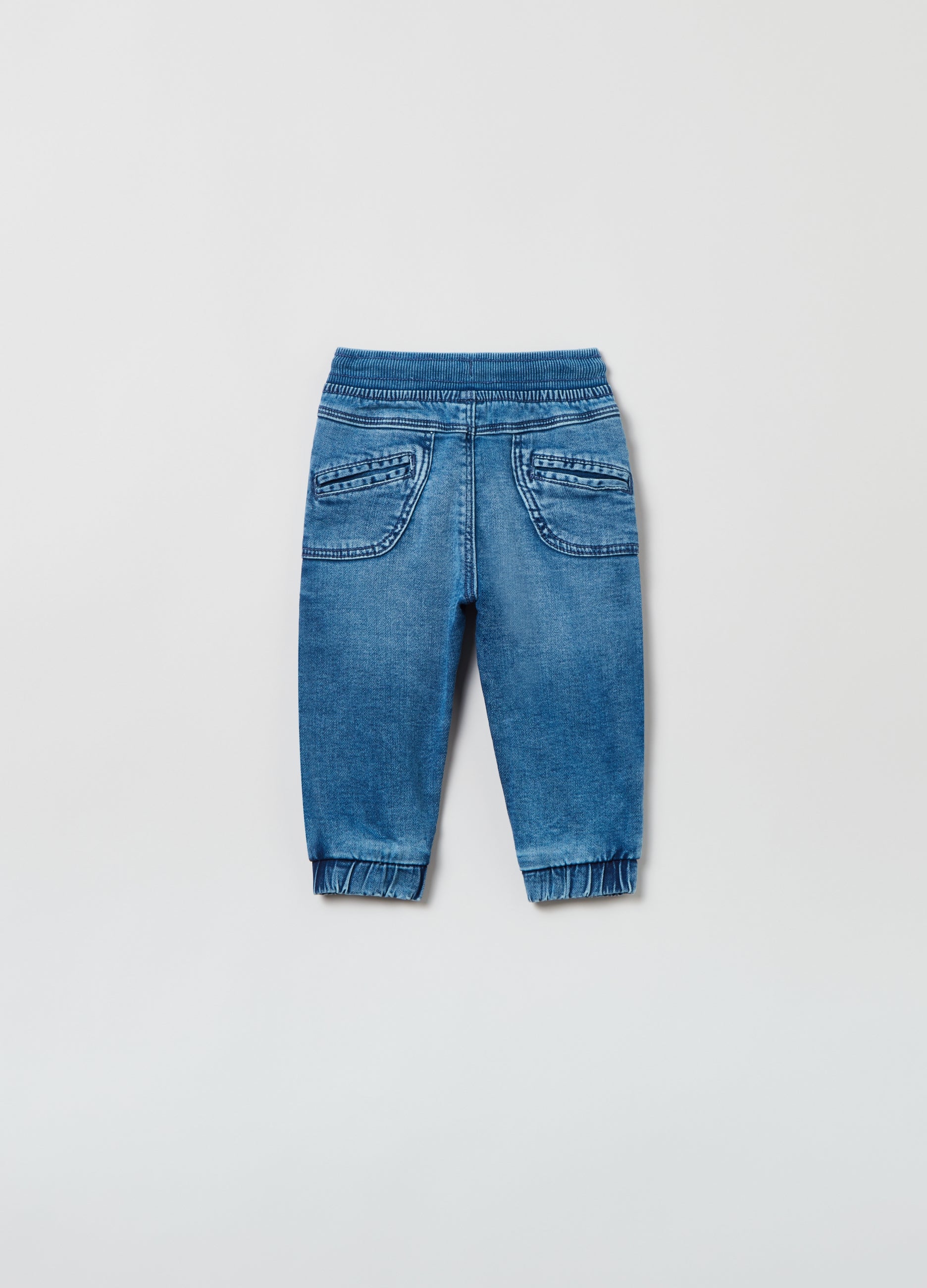 Ovs Baby Boy Draw String Waist Seam Detail Jeans Ovs Baby Boy Draw String Waist Seam Detail Jeans