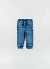 Ovs Baby Boy Draw String Waist Seam Detail Jeans