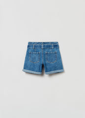 Ovs Denim Shorts With Belt