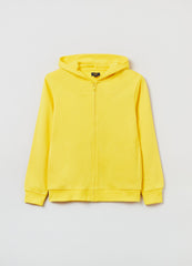 Ovs Cotton Full-Zip Sweatshirt With Hood